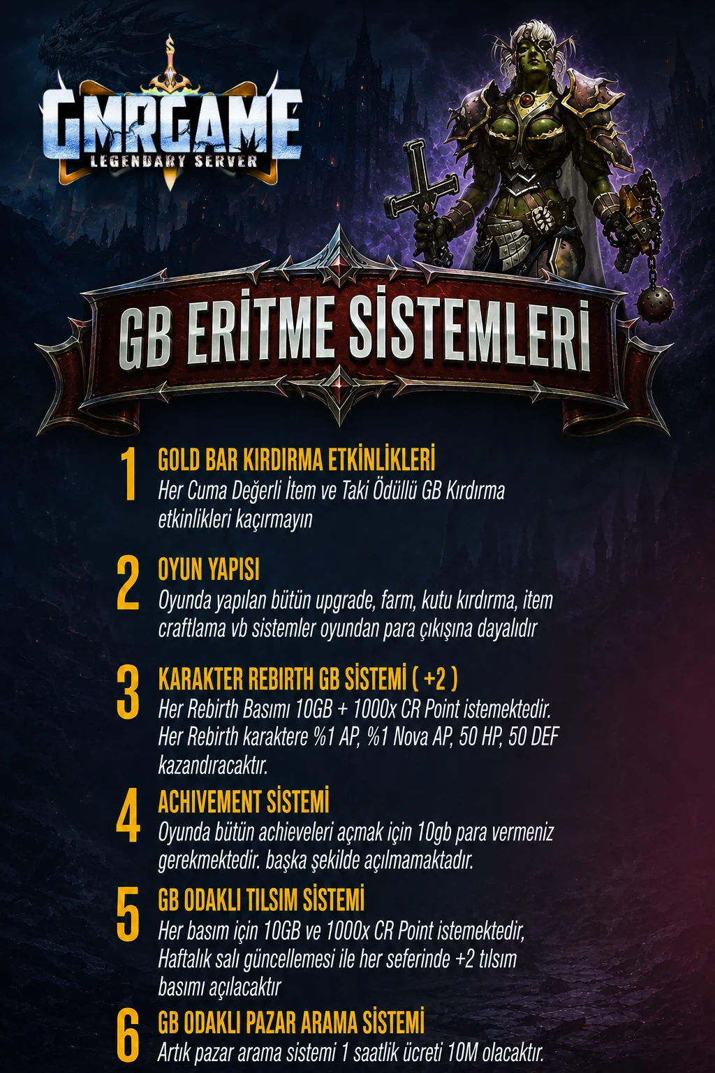GB ERİTME SİSTEMLERİ